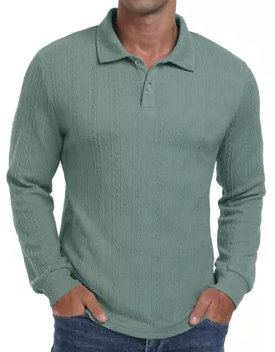 Sailwind Poloshirts Sailwind Herren Polo Shirt Langarm Poloshirt Golf Freizeit Stretch Slim Fit T-Shirt Männer