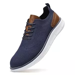 SVNKE Schnürhalbschuhe SVNKE Herren Anzugschuhe Atmungsaktiv Gestrickter Stoff Schnürschuhe Formale Moderne Klassische Freizeit Schuhe Oxfords Hochzeit Schuhe