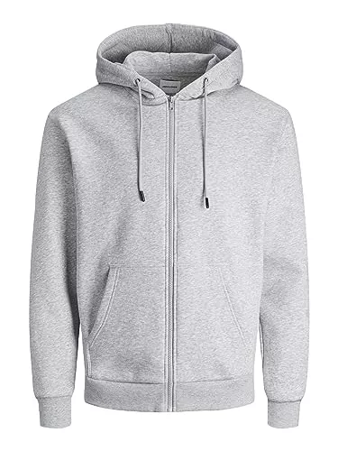 JACK & JONES Kapuzenpullover JACK & JONES Herren Jjebradley Sweat Zip Hood Noos Sweatshirtjacke