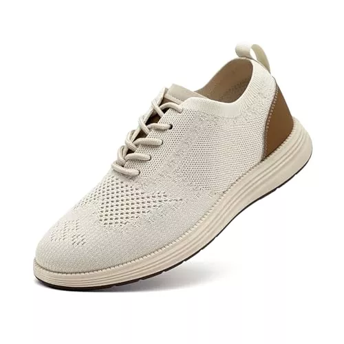 maxvinci Sneaker & Sportschuhe maxvinci Herren lässige Schuhe Business Sneaker Anzugschuhe Atmungsaktiv Gestrickter Mesh Sommer Schuhe Sportschuhe rutschfeste Tennisschuhe Walkingschuhe