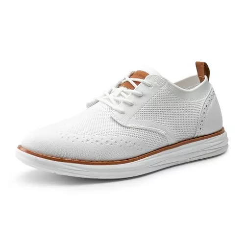 Bruno Marc Schnürhalbschuhe Bruno Marc Herren Anzugschuhe KnitFlex Craft Atmungsaktiv Gestrickter Stoff Schnürhalbschuhe Sommer Casual lässige Moderne Klassische Schuhe