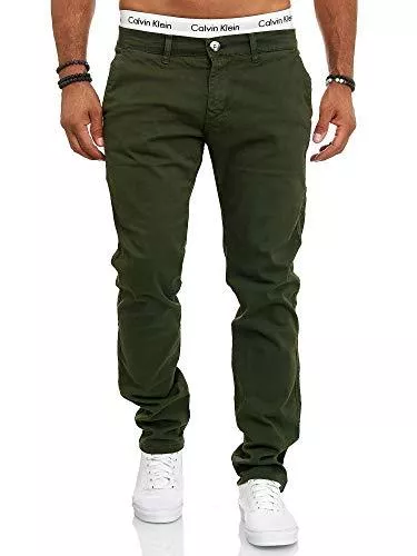 OneRedox Hosen OneRedox Herren Chino Stoffhose Chinohose Casual Slim