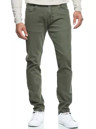 Indicode Jeans Indicode Herren INSamario Jeanshose aus 99% Baumwolle mit 5 Taschen | Denim Herrenjeans