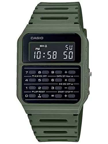 Casio Uhren Casio Collection Retro Mens Digital Watch with Plastic Strap CA-53WF