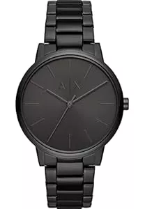 Armani Exchange Uhren Armani Exchange Herrenuhr, Quarzwerk und 42mm Gehäusegröße mit Edelstahl-, Leder- oder Silikonarmband