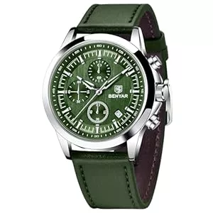 PAGRNE DESIGN Uhren BENYAR Herrenuhr Analog Quarz Chronograph Herren 50M Wasserdicht Leuchtende Datum Lässig Klassische Elegantes Uhren Herren