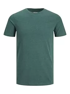 JACK & JONES T-Shirts JACK & JONES Male T-Shirt Einfarbig Rundhals T-Shirt