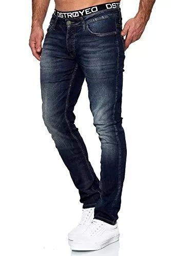MERISH Jeans MERISH Jeans Herren Slim Fit Stretch Jeanshose Designer Hose Denim 9148-2100