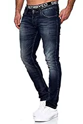 MERISH Jeans MERISH Jeans Herren Slim Fit Stretch Jeanshose Designer Hose Denim 9148-2100