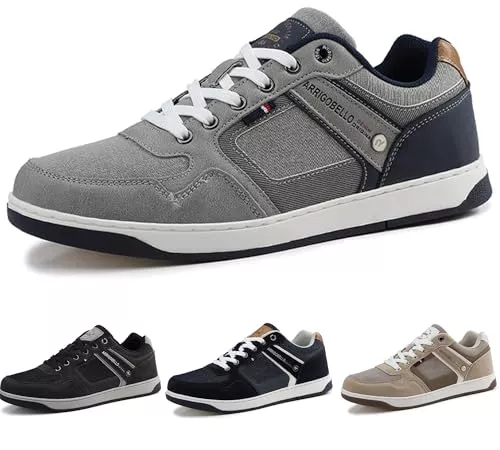 ARRIGO BELLO Sneaker & Sportschuhe ARRIGO BELLO Freizeitschuhe Herren Sneaker PU Leder Walkingschuhe Atmungsaktive Athletic Formal Classic Sportschuhe Schuhgröße 41-46