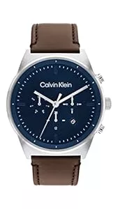 Calvin Klein Uhren Calvin Klein Multi Zifferblatt Quarz Uhr für Herren Kollektion CK Impressive mit Edelstahl- oder Lederarmband