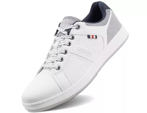 LANGDU Sneaker & Sportschuhe LANGDU Freizeitschuhe Herren Sneaker Schuhe Walkingschuhe Leichtgewicht Atmungsaktive Sportschuhe Größe41-46EU