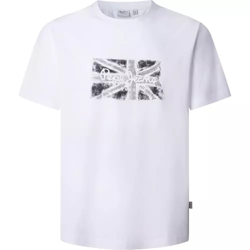 PEPE JEANS T-Shirts PEPE JEANS Herren Flagge Bw T-Shirt