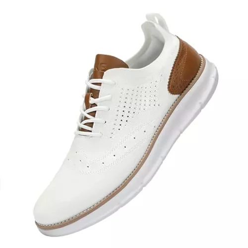 SVNKE Schnürhalbschuhe SVNKE Herren Anzugschuhe Atmungsaktiv Gestrickter Stoff Schnürschuhe Formale Moderne Klassische Freizeit Schuhe Oxfords Hochzeit Schuhe