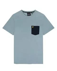 Lyle & Scott T-Shirts Lyle & Scott T-Shirt Basic Herren | Mit Kontrast Brusttasche