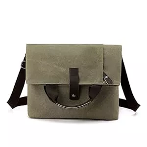 CORIOS Taschen & Rucksäcke CORIOS Herren Umhängetaschen Canvas Schultertasche Casual Henkeltaschen Groß Schulterhandtasche Handtasche für Reise Schule Hochschule Arbeit Outdoor