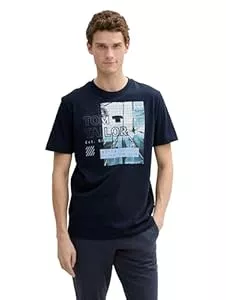 TOM TAILOR T-Shirts TOM TAILOR Herren T-Shirt mit Foto-Print