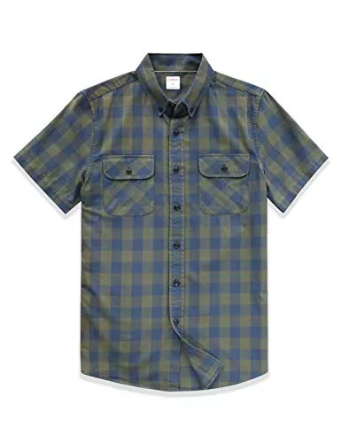 Dubinik Hemden Dubinik® Freizeithemden für Herren Kurzarm Button Down Hemd aus Baumwolle mit Regular Fit