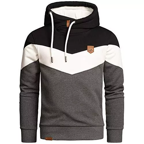 Amaci&amp;Sons Kapuzenpullover Amaci&amp;Sons Herren Basic Kapuzenpullover Sweatjacke Pullover Hoodie Sweatshirt 4052