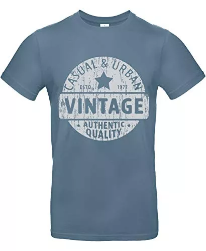 Generisch T-Shirts Smilo & Bron Herren T-Shirt mit Motiv Vintage Badge Bedruckt