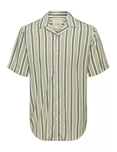 ONLY & SONS Hemden ONLY & SONS Herren Onswayne Life Ss Viscose Shirt Noos