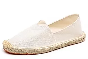 Altxic Flache Schuhe Altxic Herren Komfort Canvas Slip on auf Espadrilles Flache