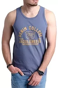 JACK & JONES Tops JACK & JONES Herren Tank-Tops Vielfältige Prints | Schmale Passform und atmungsaktive Baumwolle