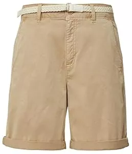 s.Oliver Shorts s.Oliver Damen Chino Bermuda mit Gürtel