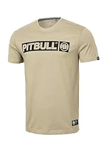 PITBULL T-Shirts Pitbull - T Shirt Herren, Klassischer Regularer Schnitt Herren T Shirt, Baumwolle T-Shirt Herren, Herren Tshirt Hilltop Basic, Ideal Baumwoll Tshirt Herren für den Sommer