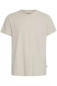 b BLEND T-Shirts Blend BHDinton Tee Crew Herren T-Shirt Kurzarm Shirt Basic mit Bruststickerei Logo-Stickerei Hochwertige Baumwoll-Qualität Rundhals-Ausschnitt Casual Fit