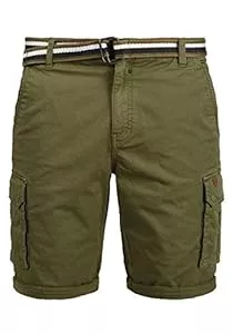 b BLEND Shorts Blend BHBrian Herren Cargo Shorts Bermuda Kurze Hose mit Gürtel Cargotaschen Eingriffstaschen Gesäßtaschen Baumwollmischung Regular fit