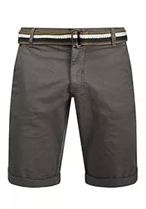 b BLEND Shorts Blend BHBruno Herren Chino Shorts Bermuda Kurze Hose mit Gürtel Stretch Eingrifftaschen Baumwollmischung Regular fit