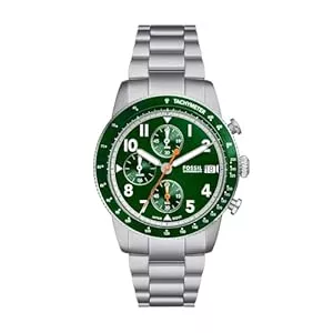 Fossil Uhren Fossil Sport Tourer Uhr für Herren, Chronographenwerk mit Edelstahl