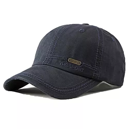 YAMEE Hüte & Mützen YAMEE Denim Baseball Cap Herren Damen,Basecap Sonnenhut Unisex Sportkappe,Baseballkappen Herren für Outdoor-Aktivitäten Angeln,Camping