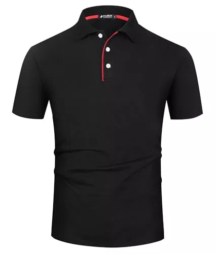 Misfuso Poloshirts Poloshirt Herren Kurzarm Tshirt Herren Golf Poloshirts Sommer Freizeit T-Shirts Sport Knopfleiste Polohemd Regular Fit Male Polo Klassisches
