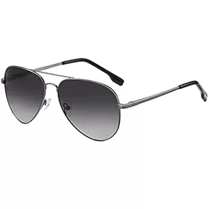 H HELMUT JUST Sonnenbrillen & Zubehör H HELMUT JUST Sonnenbrille Herren Damen Polarisiert Pilotenbrille Metall Rahmen UV400 Ultraleicht
