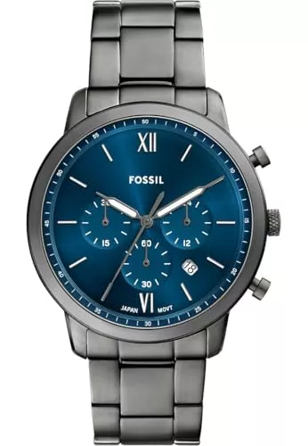 Fossil Uhren Fossil Neutra Uhr für Herren, Chronographenwerk mit Edelstahl