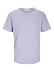 JACK & JONES T-Shirts JACK & JONES Male T-Shirt Einfarbig Rundhals T-Shirt