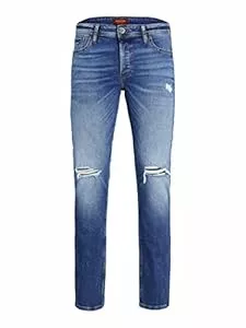 JACK & JONES Jeans JACK & JONES Male Slim/Straight Fit Jeans Tim Original AGI 005