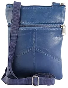 Steinmeister Taschen & Rucksäcke Steinmeister Unisex - Schulter Tasche Echt Leder Umhängetasche 22 x 17 x 1,5 cm 3900008