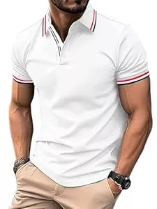 SwissWell Poloshirts SwissWell Herren Poloshirt Kurzarm Atmungsaktiv Tennis Golf Polo Sommer Freizeit Sport Schnelltrocknend T-Shirts Regular Fit