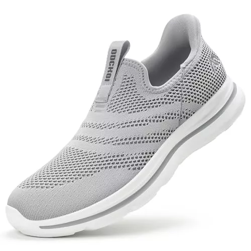 ODCKOI Sneaker & Sportschuhe ODCKOI Slip On Sneaker Herren atmungsaktiv leichtgewichtig und bequem, für Freizeit, Walking, Jogging und Alltag,Minimalistisches ohne Schnürsenkel mit Mesh Outdoor Sportschuhe