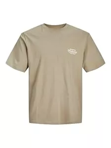 JACK & JONES T-Shirts JACK & JONES Herren Jorsequoia Back Tee Ss Crew Neck T-Shirt