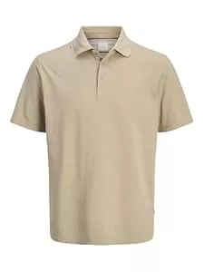 JACK & JONES Poloshirts JACK & JONES Male Poloshirt Einfarbig Poloshirt