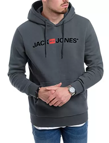 JACK & JONES Kapuzenpullover JACK & JONES Male Hoodie Logo