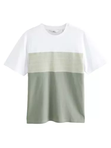 NEXT T-Shirts NEXT T-Shirt in Blockfarben