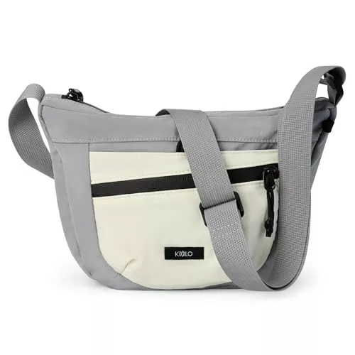 Azooken Taschen & Rucksäcke Azooken Umhängetasche Damen Mittelgroß Wasserdicht Nylon Crossbody Bag mit Vielen Fächern Leichte Stylische Verstellbarer Freizeit Kleine Messenger Bag für Einkaufen,Reisen