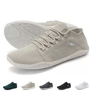 Wizshoe Sneaker & Sportschuhe Wizshoe Unisex Barfußschuhe mit Breite Zehenbox Bequeme Barfuss Sneaker Leicht Atmungsaktiv Minimalistische Traillaufschuhe Zero-Drop Sohle für Outdoor Indoor rutschfest
