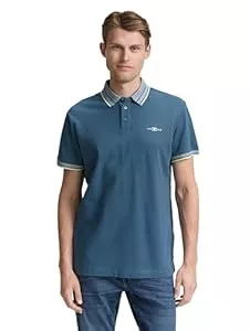 TOM TAILOR Poloshirts TOM TAILOR Herren Piqué Poloshirt mit Stretch
