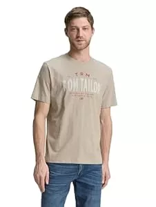TOM TAILOR T-Shirts TOM TAILOR Herren T-Shirt mit Logo-Print